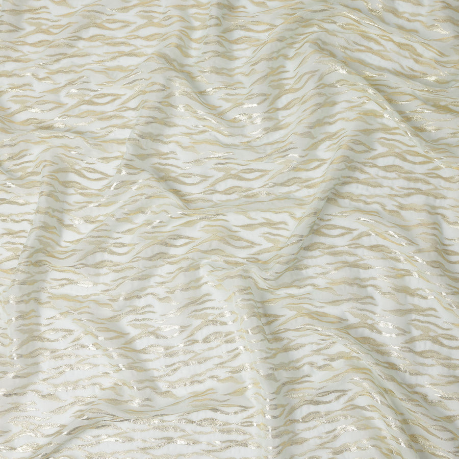 Ivory Cream Silk Chiffon Fabric 110cm | Regal Fabrics