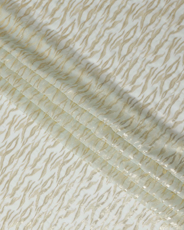 Ivory Cream Silk Chiffon Fabric 110cm | Regal Fabrics