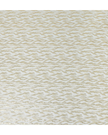 Ivory Cream Silk Chiffon Fabric 110cm | Regal Fabrics