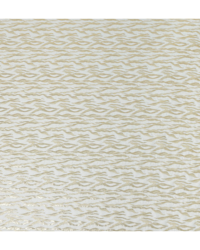 Ivory Cream Silk Chiffon Fabric 110cm | Regal Fabrics