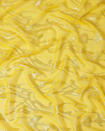 Sunshine Yellow Silk Chiffon Fabric 110cm | Regal Fabrics