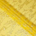 Sunshine Yellow Silk Chiffon Fabric 110cm | Regal Fabrics