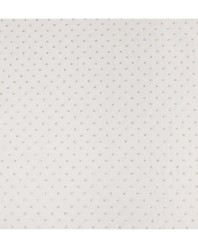 Pearl White Silk Chiffon Fabric 110cm | Regal Fabrics