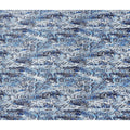 Cobalt Blue Animal Print Silk Satin Fabric 140cm