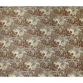 Sage Green Animal Print Silk Satin Fabric 140cm