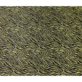 Olive Chartreuse Animal Print Silk Satin Fabric 140cm