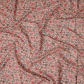 Peach Blush Floral Satin Fabric | Regal Fabrics