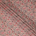 Peach Blush Floral Satin Fabric | Regal Fabrics