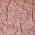 Dusty Rose Floral Satin Fabric | Regal Fabrics