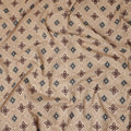 Rose Beige Geometric Chiffon