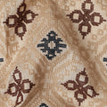 Rose Beige Geometric Chiffon