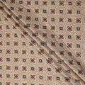 Rose Beige Geometric Chiffon