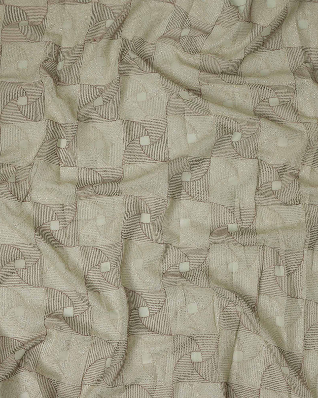 Sage Grey Chiffon Fabric Online