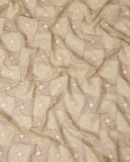 Champagne Beige Chiffon Fabric