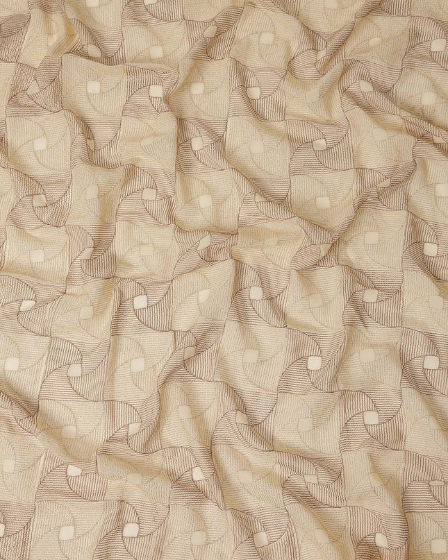 Champagne Beige Chiffon Fabric