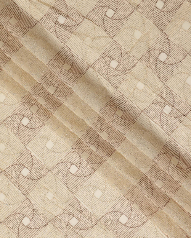 Champagne Beige Chiffon Fabric