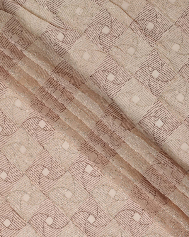 Blush Pink Chiffon Fabric UAE