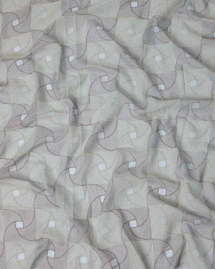 Ivory White Chiffon Fabric Online