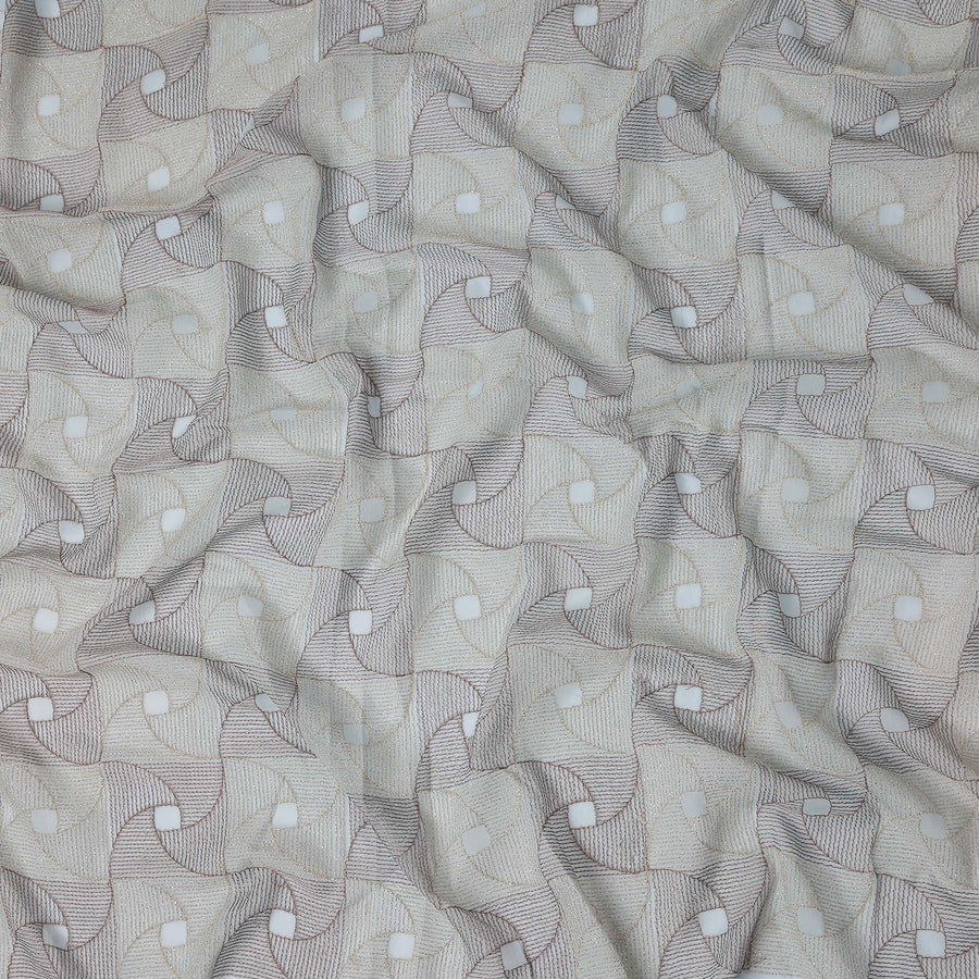 Ivory White Chiffon Fabric Online