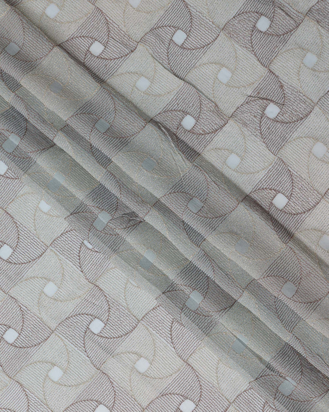 Ivory White Chiffon Fabric Online