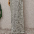 Celadon Green Chantilly Lace Saree - D31686