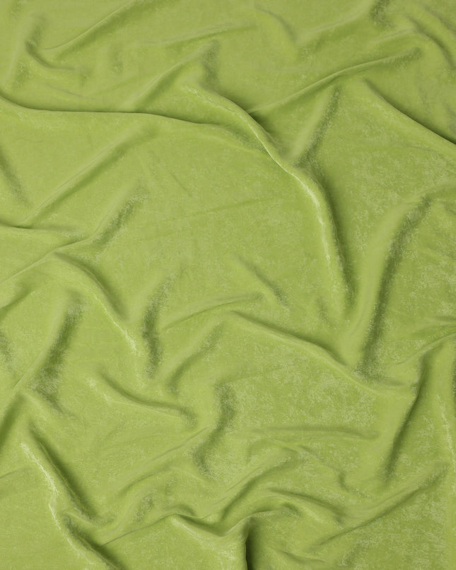 Apple Green Cupro Fabric | Sustainable Silky Dress Material