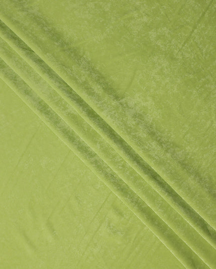 Apple Green Cupro Fabric | Sustainable Silky Dress Material