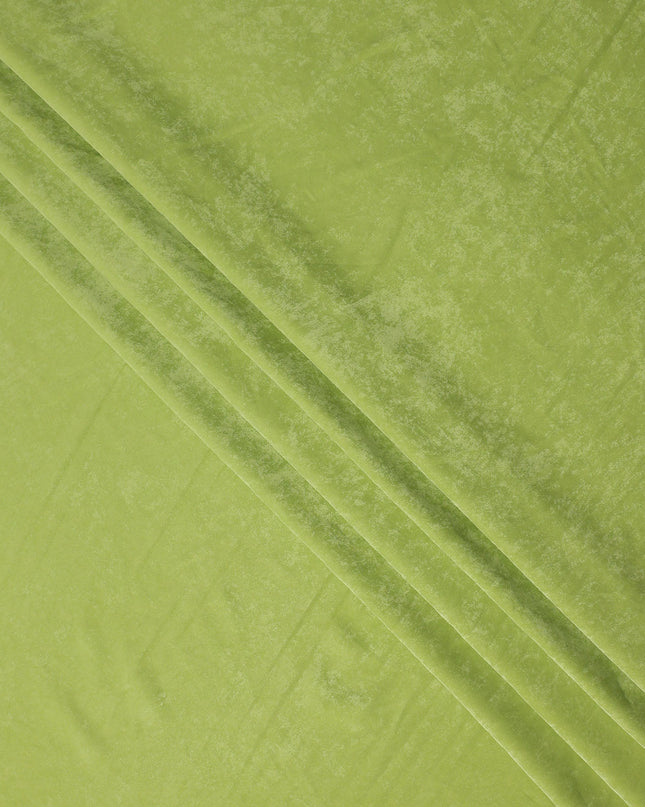 Apple Green Cupro Fabric | Sustainable Silky Dress Material