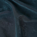 Teal Blue Cupro Fabric | Sustainable Silky Dress Material