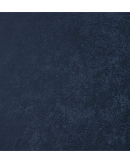 Navy Blue Cupro Fabric | Sustainable Silky Dress Material