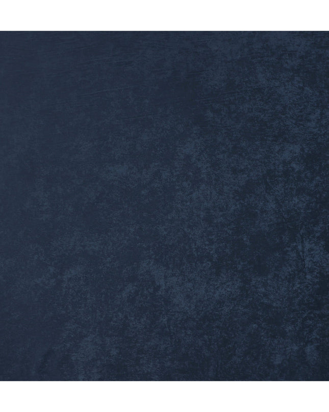 Navy Blue Cupro Fabric | Sustainable Silky Dress Material