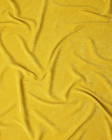 Mustard Yellow Cupro Fabric - Sustainable Dress Material