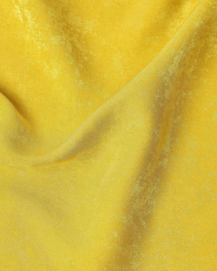 Mustard Yellow Cupro Fabric - Sustainable Dress Material