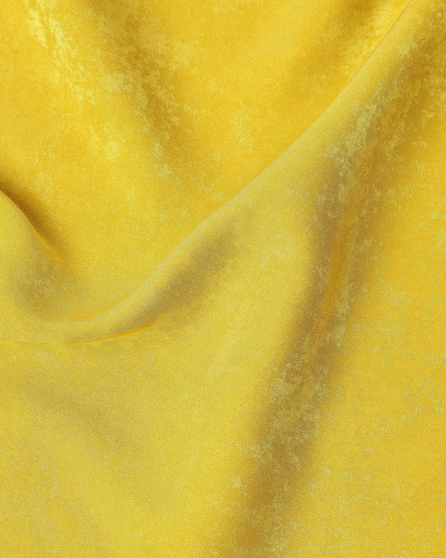 Mustard Yellow Cupro Fabric - Sustainable Dress Material