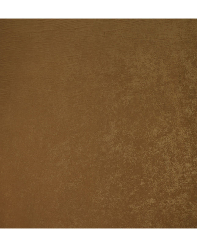 Caramel Brown Cupro Fabric - Sustainable Dress Material