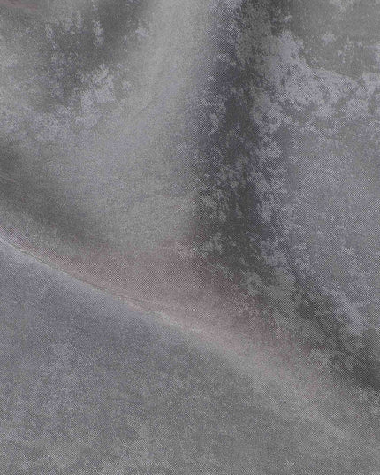 Steel Grey Cupro Fabric | Sustainable Silky Dress Material