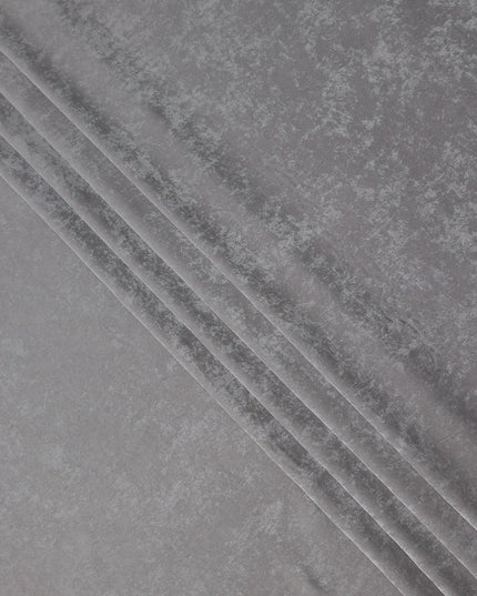 Steel Grey Cupro Fabric | Sustainable Silky Dress Material