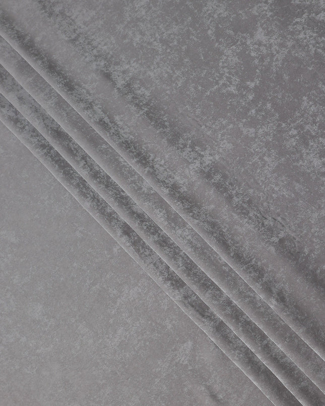 Steel Grey Cupro Fabric | Sustainable Silky Dress Material