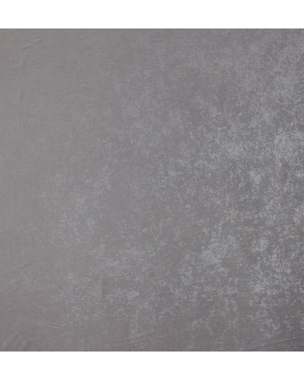 Steel Grey Cupro Fabric | Sustainable Silky Dress Material