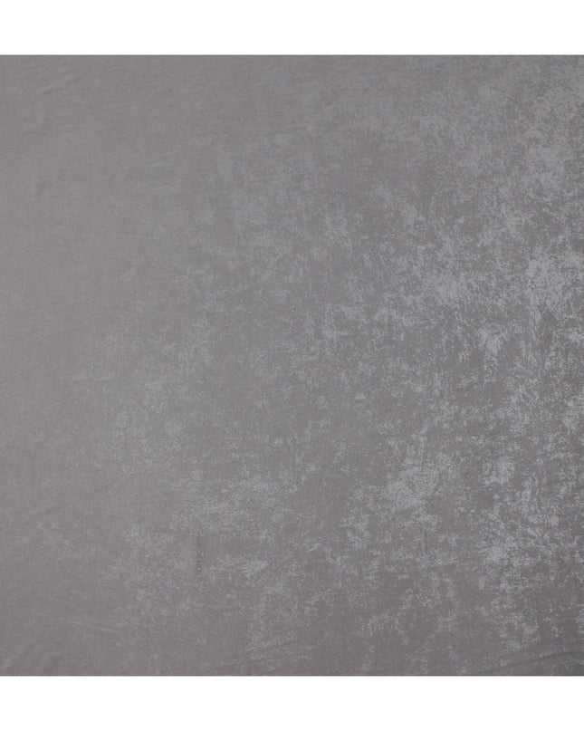 Steel Grey Cupro Fabric | Sustainable Silky Dress Material