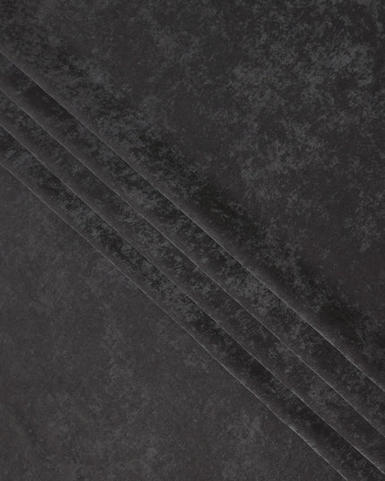 Graphite Grey Cupro Fabric - Sustainable Dress Material