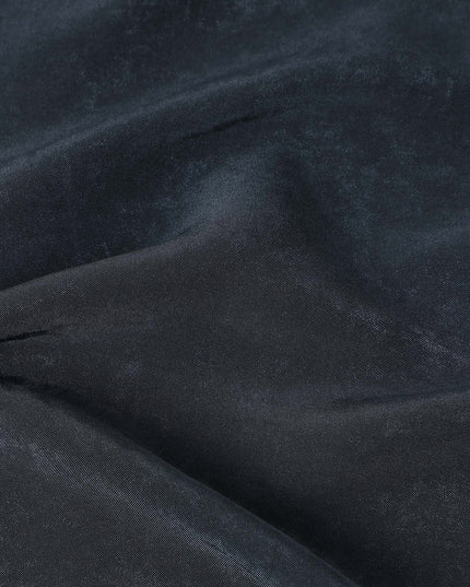 Slate Blue Cupro Fabric | Sustainable Silky Dress Material