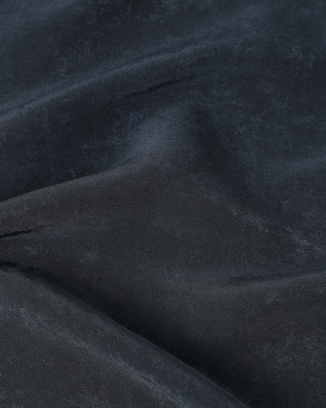 Slate Blue Cupro Fabric | Sustainable Silky Dress Material