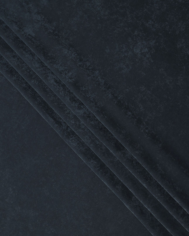 Slate Blue Cupro Fabric | Sustainable Silky Dress Material