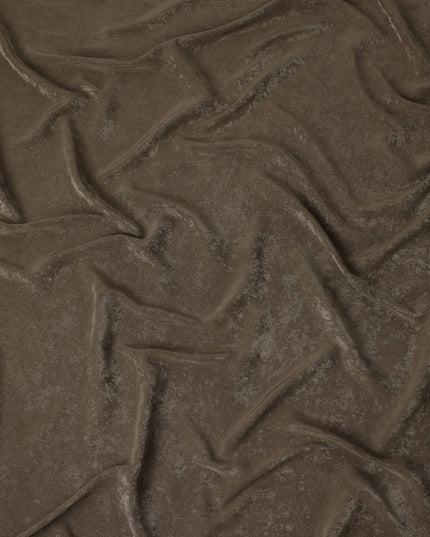 Espresso Brown Cupro Fabric - Sustainable Dress Material