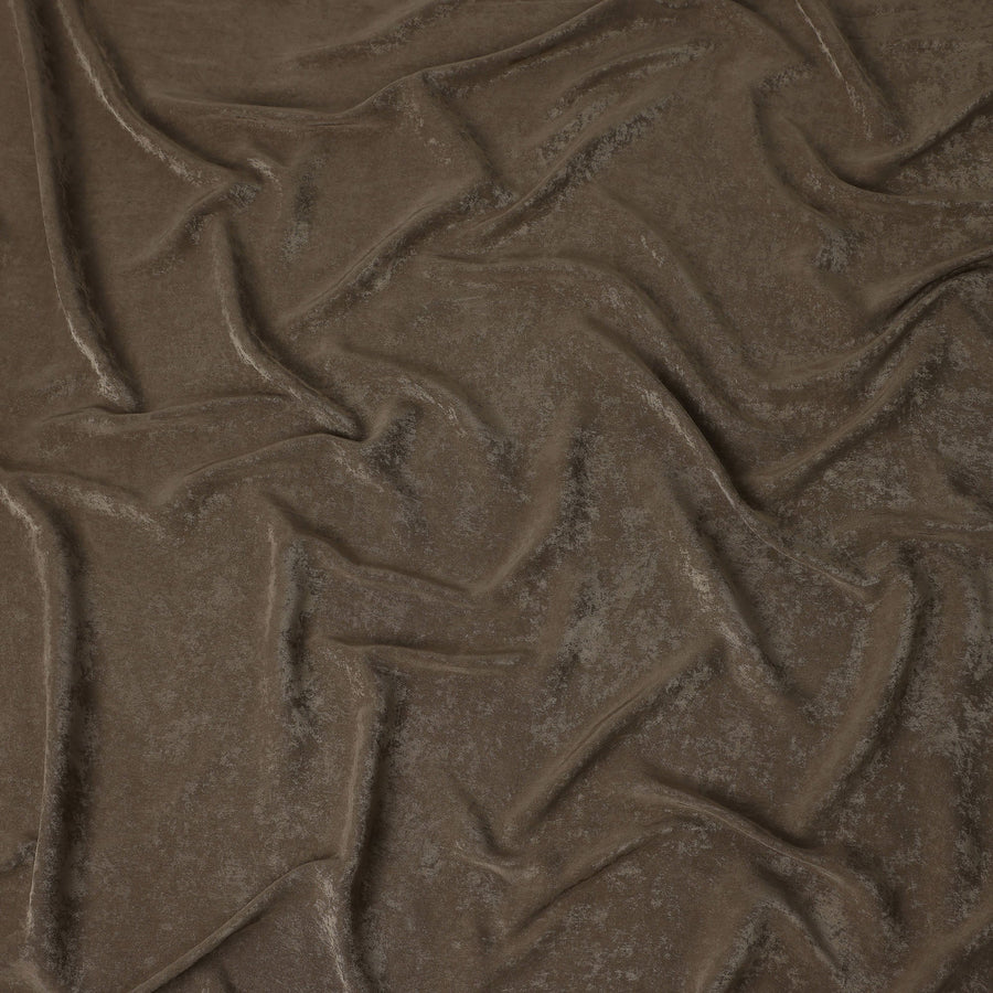 Espresso Brown Cupro Fabric - Sustainable Dress Material