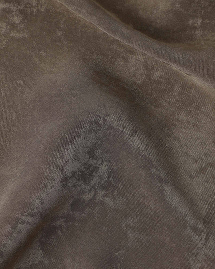 Espresso Brown Cupro Fabric - Sustainable Dress Material