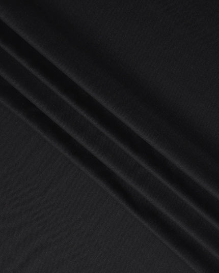 Ebony Black Super 150'S English Wool Suiting
