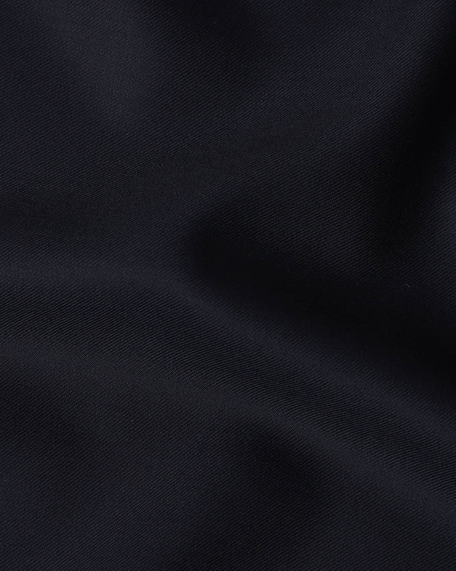 Midnight Blue Wool Suiting Fabric