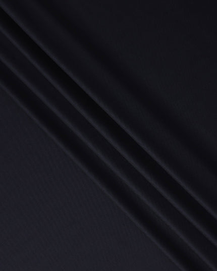 Midnight Blue Wool Suiting Fabric
